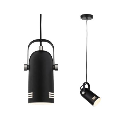 Paulmann 79766 - LED RGBW 1xE27/9W viseći luster na sajli LAVEA 230V crni