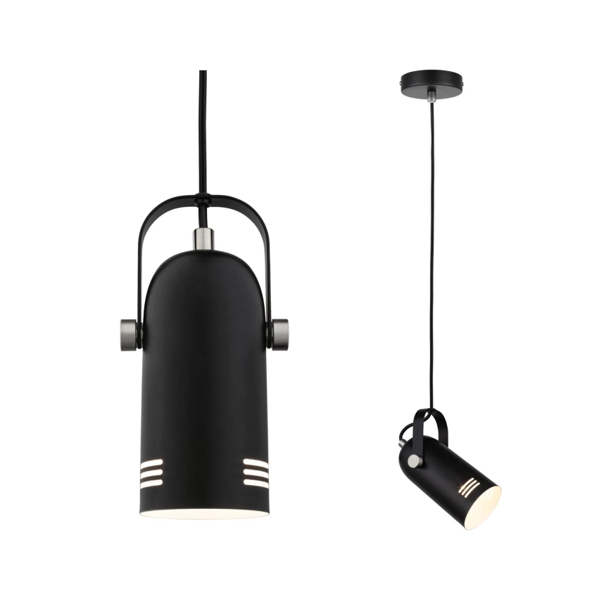 Paulmann 79766 - LED RGBW 1xE27/9W viseći luster na sajli LAVEA 230V crni