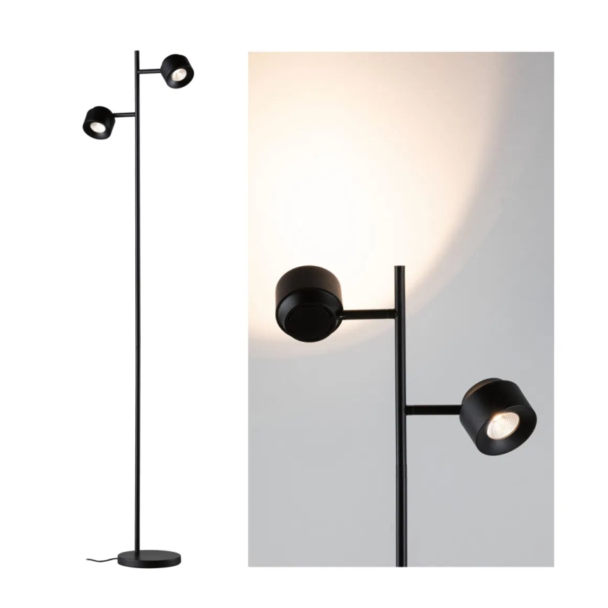 Paulmann 79775 - 2xLED/3W Dimmabilna podna lampa PURIK PANE 230V