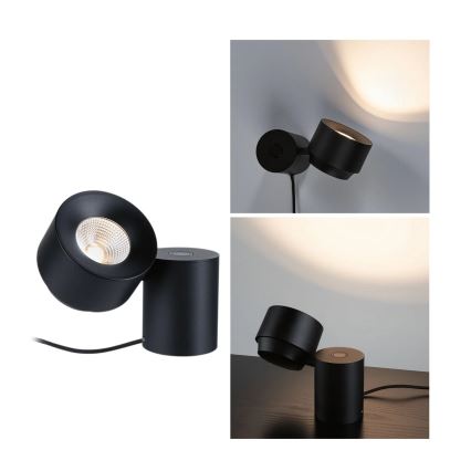 Paulmann 79776 - LED/3W Prilagodljivo zidno svjetlo 2u1 PURIC PANE 230V