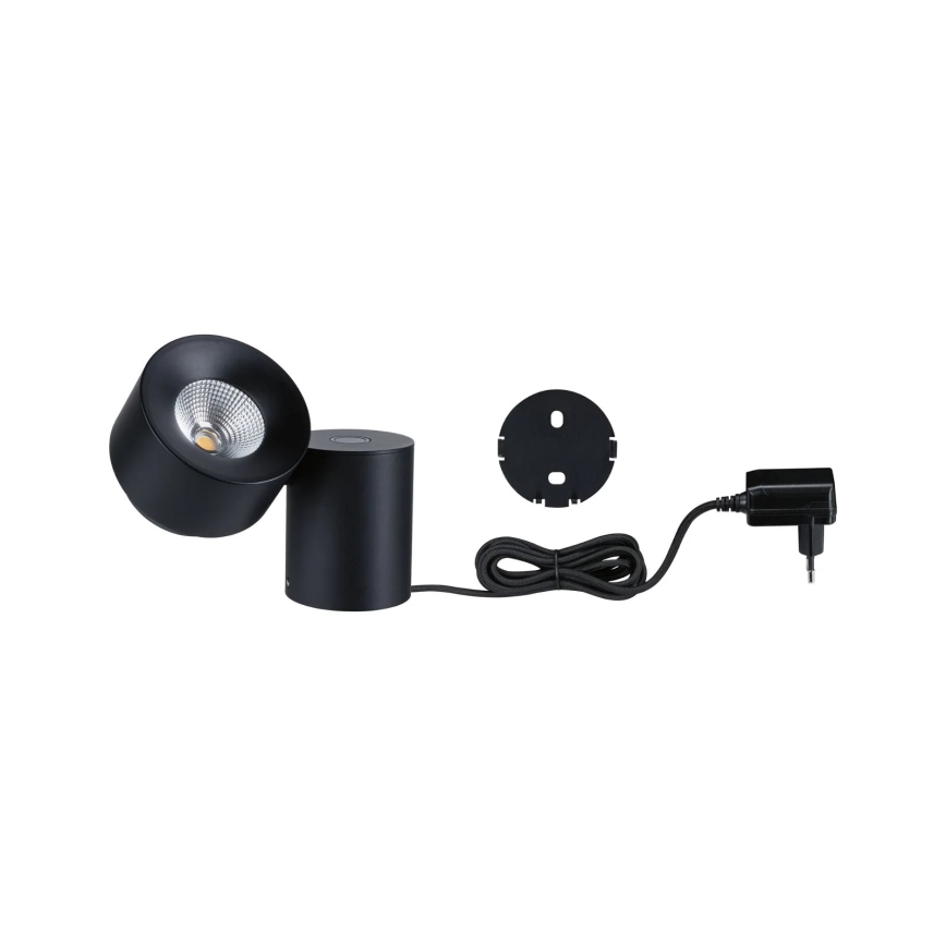 Paulmann 79776 - LED/3W Prilagodljivo zidno svjetlo 2u1 PURIC PANE 230V