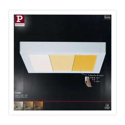 Paulmann 79801 - LED/13W Stropna svjetiljka CARPO 230V 2300/2500/3000K