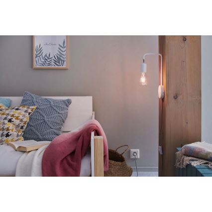 Paulmann 79811 - 1xE27/40W Zidna svjetiljka CALVANI 230V bijela