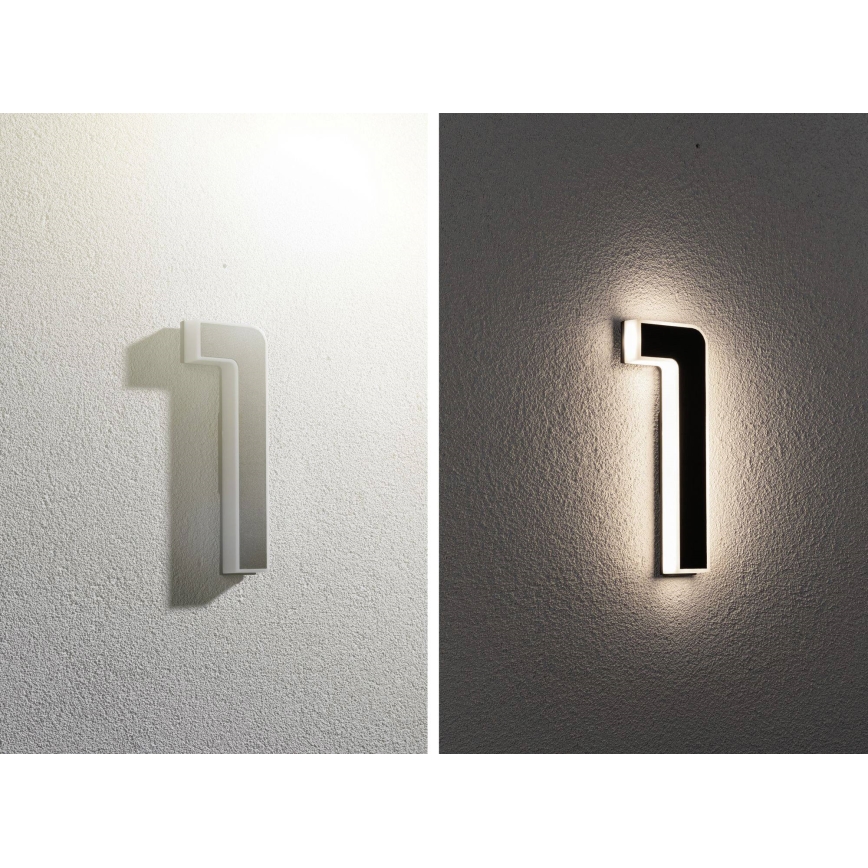 Paulmann 79842 - LED/0,2W IP44 Solarni kućni broj 1,2V 1500 mAh
