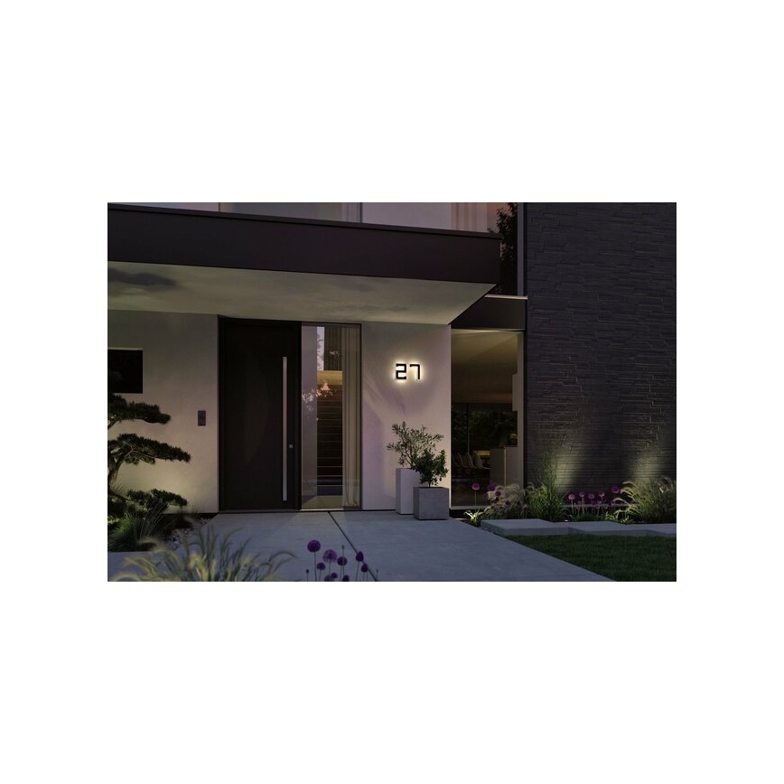 Paulmann 79842 - LED/0,2W IP44 Solarni kućni broj 1,2V 1500 mAh