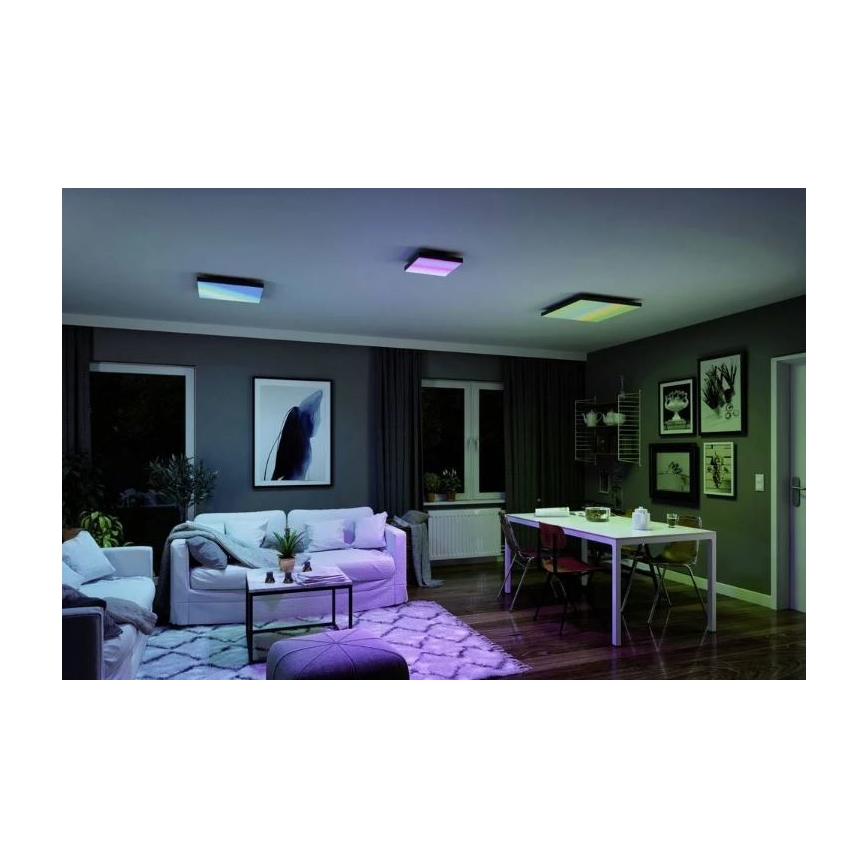 Paulmann 79909 - LED/31W RGBW Prigušiva stropna svjetiljka VELORA 230V 3000-6500K + daljinski upravljač
