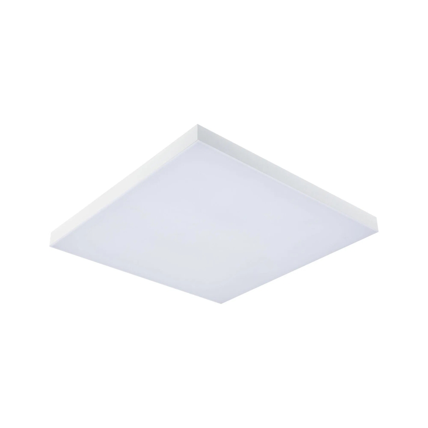 Paulmann 79910 - LED/31W RGBW prigušivo stropno svjetlo LORIA 230V 3000-6500K 59,5x59,5 cm bijela + daljinski upravljač