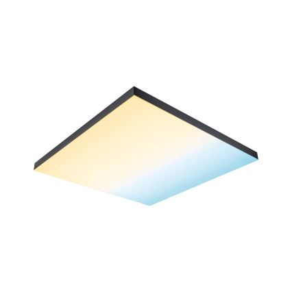 Paulmann 79913 - LED/31W RGBW prigušivo stropno svjetlo LORIA 230V 3000-6500K 59,5x59,5 cm crno + daljinski upravljač
