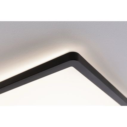 Paulmann 79921 - LED/16W prigušivi panel ATRIA 230V 3000K 29,3x29,3 cm crni