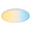 Paulmann 79928 - LED/22W Stropna svjetiljka LORIA s mogućnošću prigušivanja 230V 2700-6500K pr. 40 cm bijela