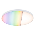 Paulmann 79929 - LED/22W RGBW prigušiva stropna svjetiljka LORIA 230V Ø 40 cm bijela