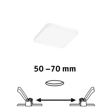 Paulmann 79953 - LED/6W IP44 prigušivo ugradno svjetlo za kupaonicu VARIFIT 230V