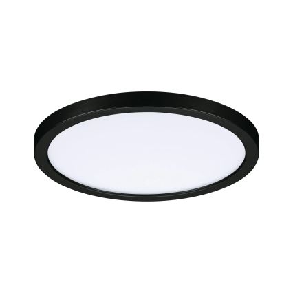 Paulmann 79965 - LED/13W IP44 prigušiva ugradna stropna svjetiljka AREO za kupaonicu 230V promjer 17,5 cm crna