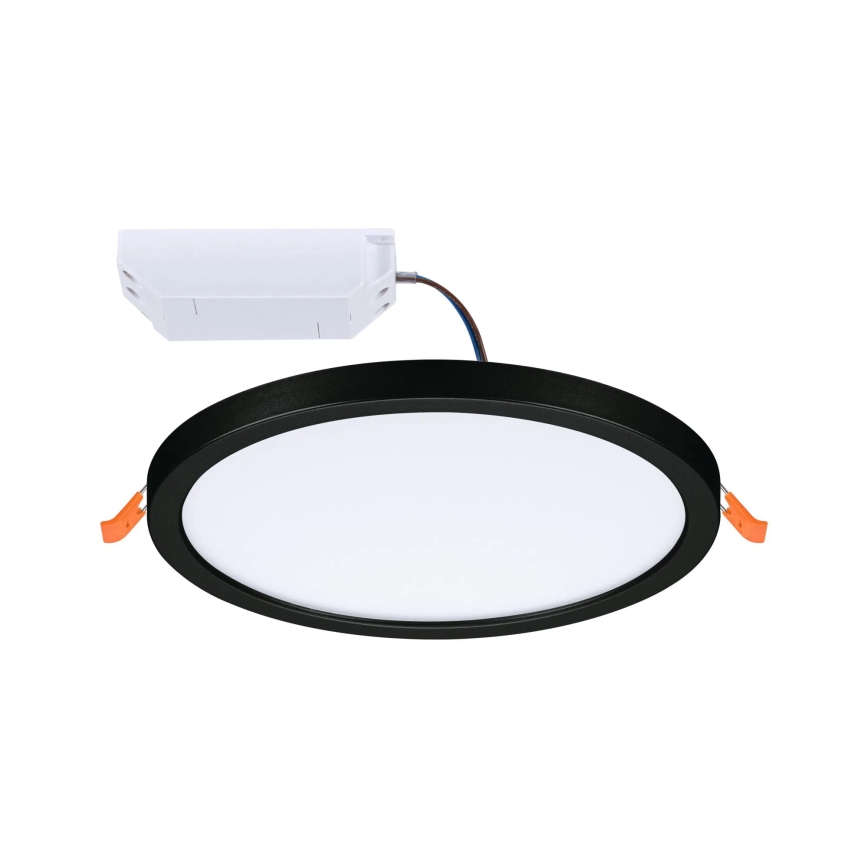 Paulmann 79965 - LED/13W IP44 prigušiva ugradna stropna svjetiljka AREO za kupaonicu 230V promjer 17,5 cm crna