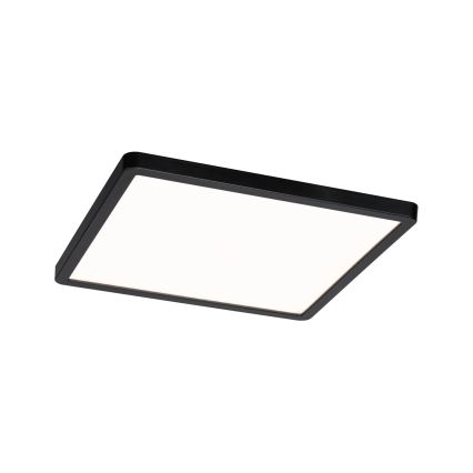 Paulmann 79967 - LED/16W IP44 prigušivo kupaonsko ugradno stropno svjetlo AREO 230V 23x23 cm crno