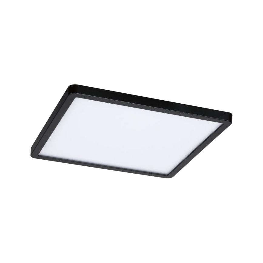Paulmann 79967 - LED/16W IP44 prigušivo kupaonsko ugradno stropno svjetlo AREO 230V 23x23 cm crno