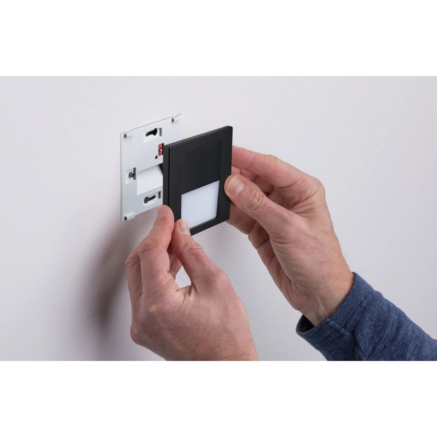 Paulmann 80001 - LED/1W Stubišna svjetiljka TSARO 230V Follow/crna