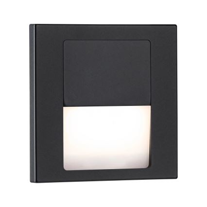 Paulmann 80001 - LED/1W Stubišna svjetiljka TSARO 230V Follow/crna