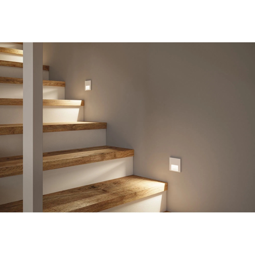 Paulmann 80002 - LED/1W Stubišna svjetiljka sa senzorom TSARO 230V Lead/bijela