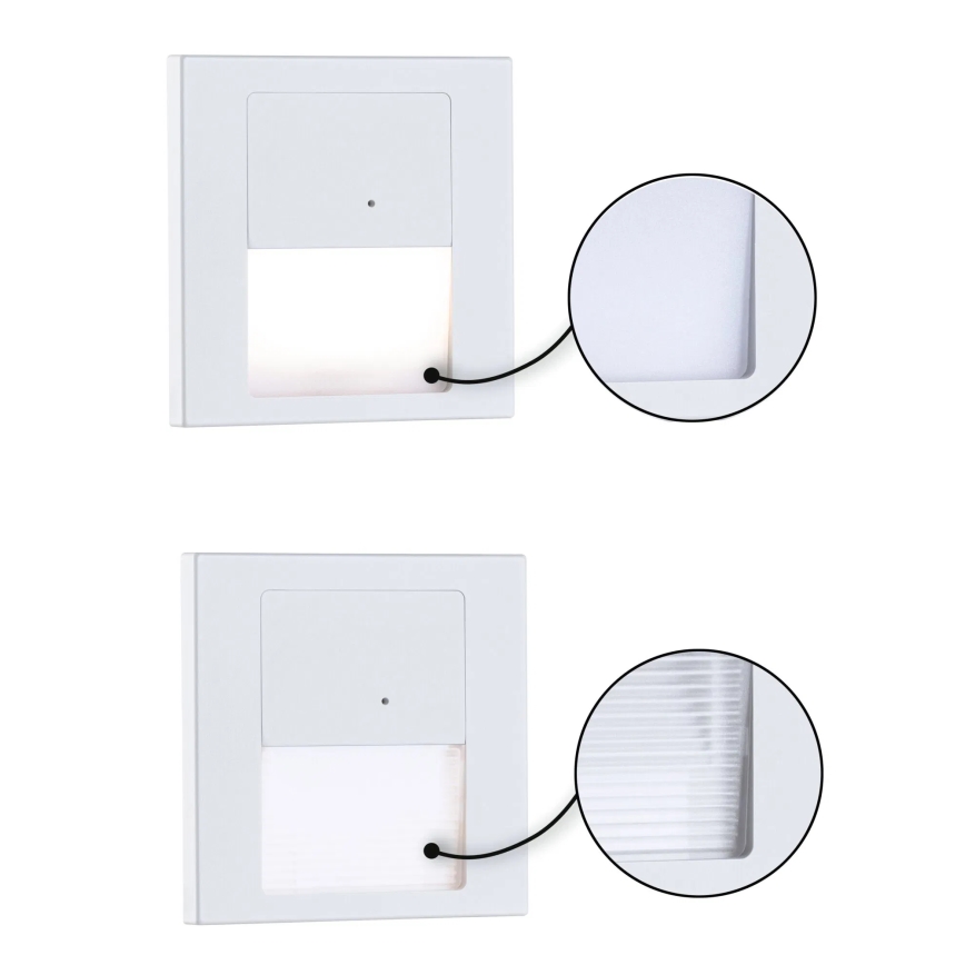 Paulmann 80002 - LED/1W Stubišna svjetiljka sa senzorom TSARO 230V Lead/bijela