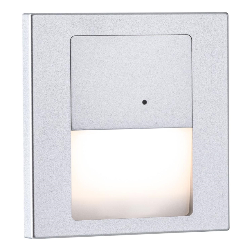 Paulmann 80003 - LED/1W Stubišna svjetiljka sa senzorom TSARO 230V Lead/mat krom