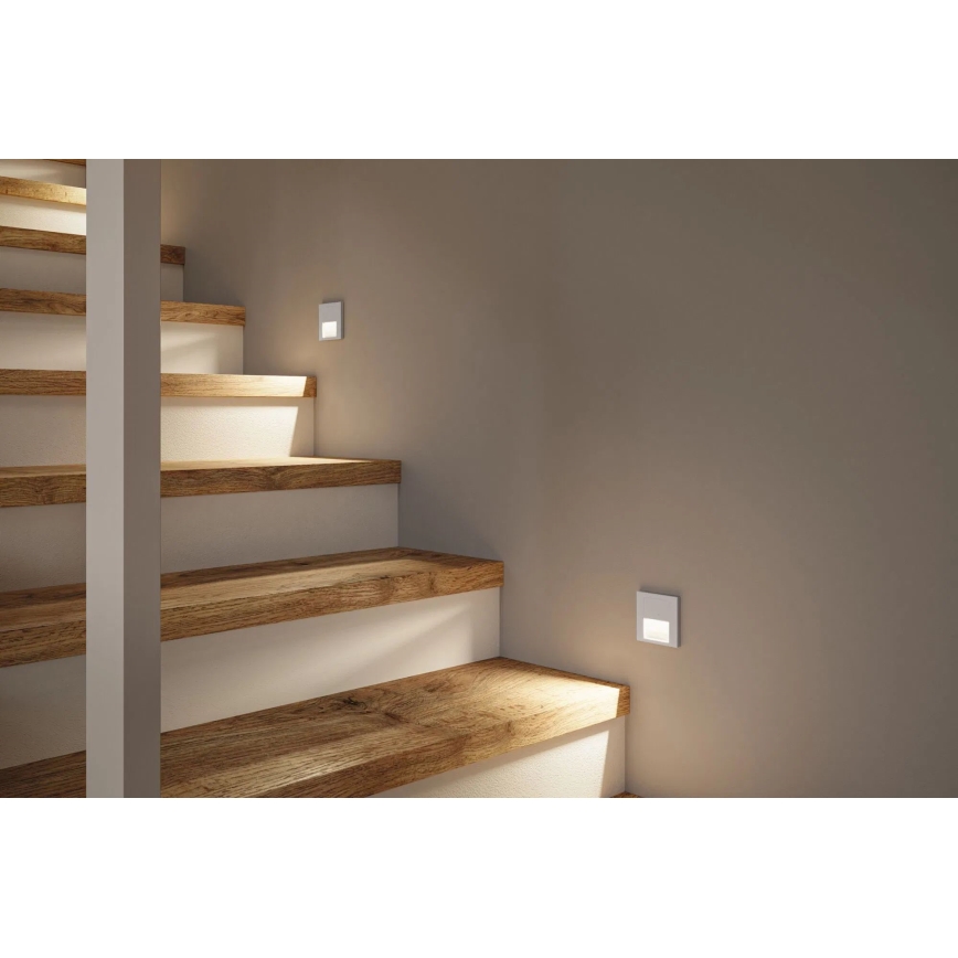 Paulmann 80003 - LED/1W Stubišna svjetiljka sa senzorom TSARO 230V Lead/mat krom