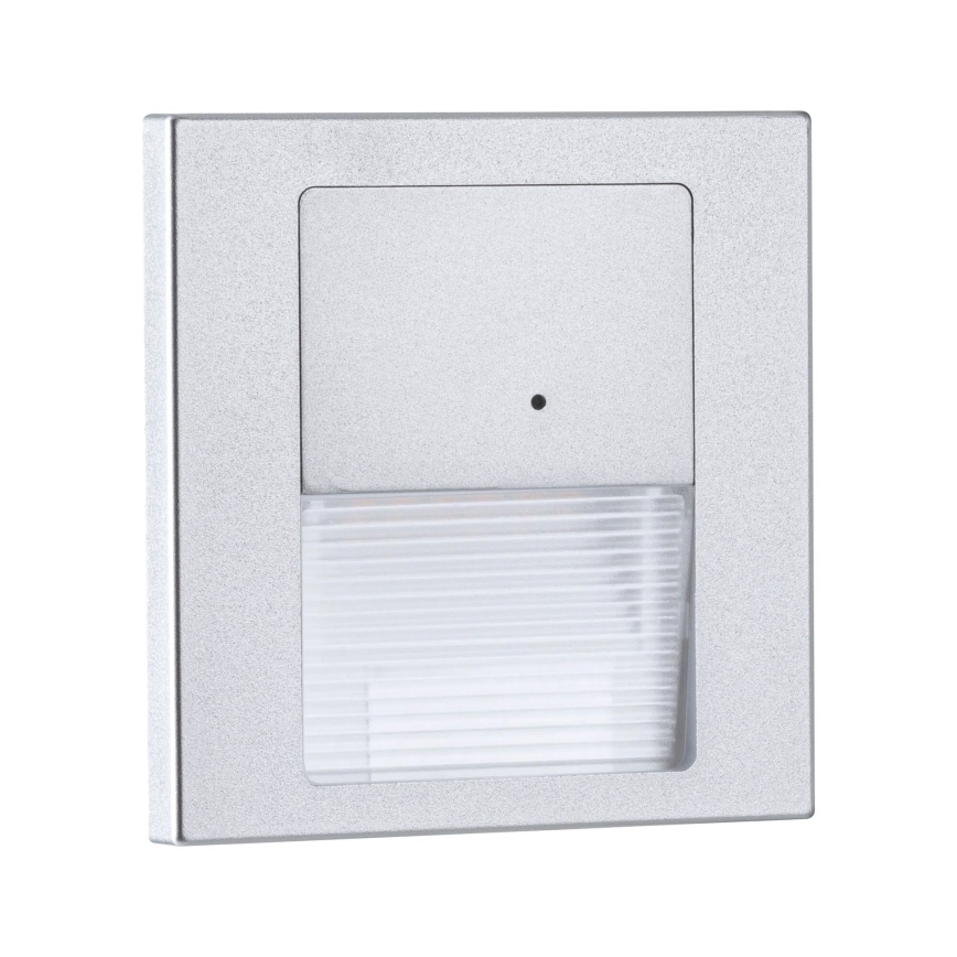 Paulmann 80003 - LED/1W Stubišna svjetiljka sa senzorom TSARO 230V Lead/mat krom
