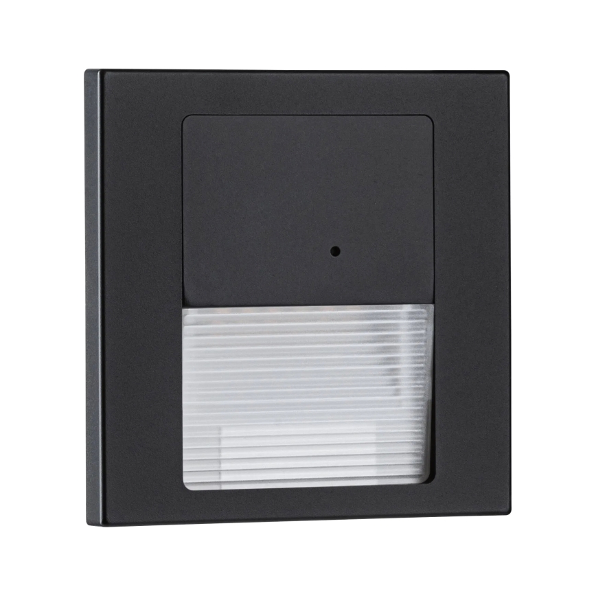 Paulmann 80004 - LED/1W Stubišna svjetiljka sa senzorom TSARO 230V Lead/crna
