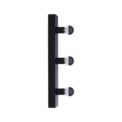 Paulmann 80097 - 3xE14/40W IP44 Rasvjeta za ogledalo u kupaonici REGULA 230V crna