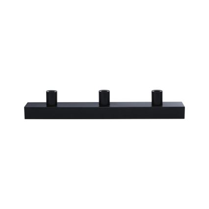 Paulmann 80097 - 3xE14/40W IP44 Rasvjeta za ogledalo u kupaonici REGULA 230V crna