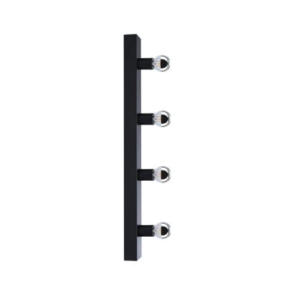 Paulmann 80099 - 4xE14/40W IP44 Rasvjeta za ogledalo u kupaonici REGULA 230V crna
