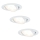 Paulmann 92091 - SET 3x LED Ugradbena svjetiljka 3xLED/4,2W/230V