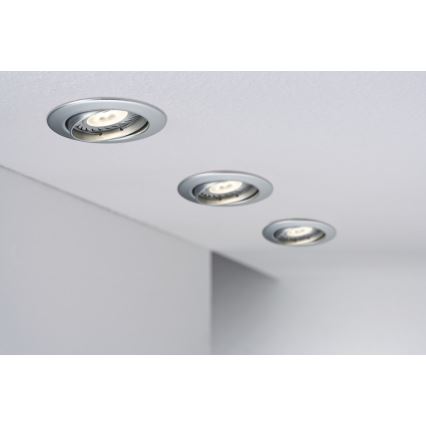 Paulmann 92516 - SET 3xLED-GU10/3,5W Ugradbene svjetiljka za kupaonicu 230V