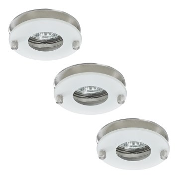 Paulmann 92549 - SET 3xGU5,3/35W Ugradbena svjetiljka za kupaonicu PREMIUM 230V/12V