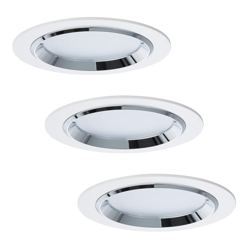 Paulmann 92693 - SET 3xLED/8W Prigušiva ugradbena svjetiljka PREMIUM LINE 230/