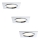 Paulmann 92695 - SET 3x LED Ugradbena svjetiljka za prigušivanje DICE 3xLED/8W/230V