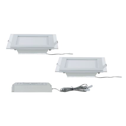 Paulmann 92706 - SET 2xLED/7,5W Prigušiva ugradbena svjetiljka DECODICE 230V