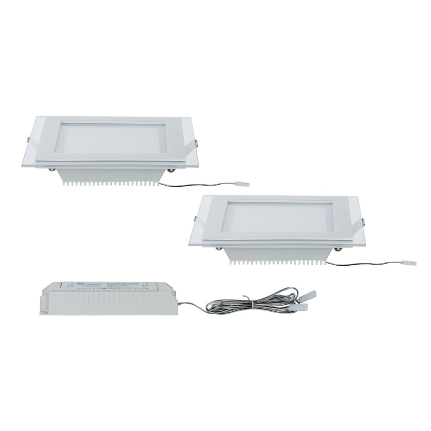 Paulmann 92706 - SET 2xLED/7,5W Prigušiva ugradbena svjetiljka DECODICE 230V