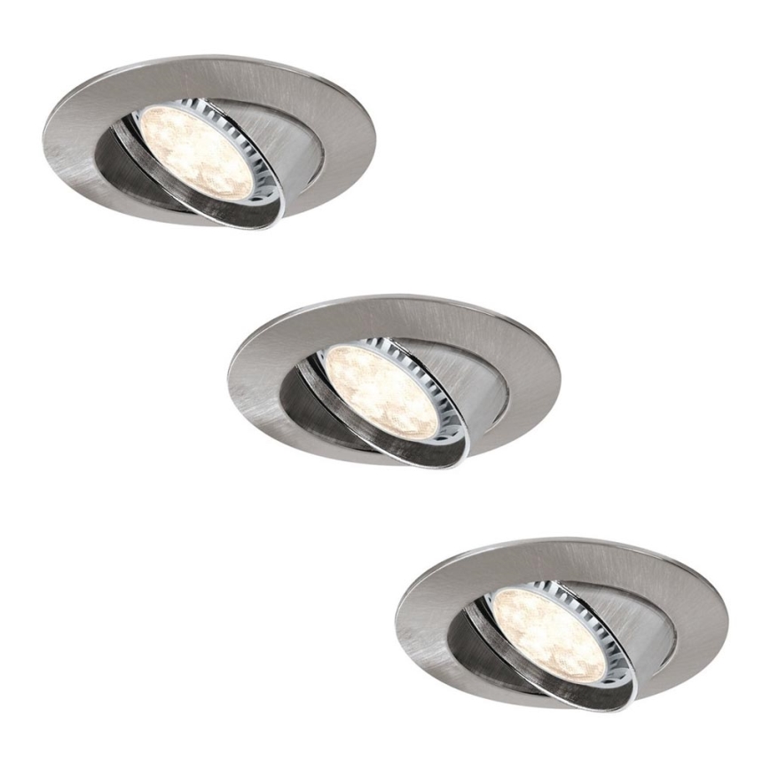 Paulmann 92709 - SET 3xLED-GU10/8W Ugradbena svjetiljka 230V