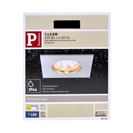 Paulmann 92761 - LED/6,8W Ugradbena svjetiljka za kupaonicu COIN 230V IP44