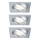 Paulmann 92799 - SET 3x LED/6,8W IP23 Ugradbena svjetiljka za kupaonicu COIN 230V
