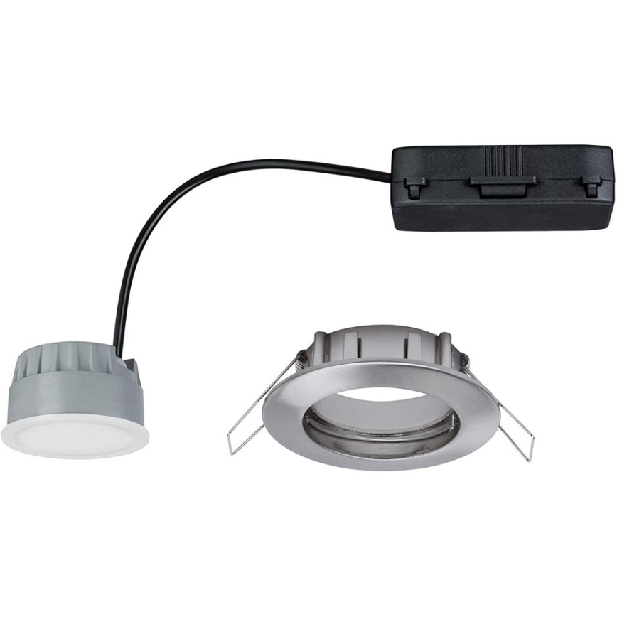 Paulmann 92827 - SET 3xLED/7W IP44 Prigušiva ugradbena svjetiljka za kupaonicu COIN 230V