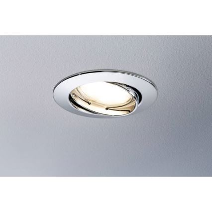 Paulmann 92836 - LED/7W Prigušiva ugradbena svjetiljka za kupaonicu COIN 230V
