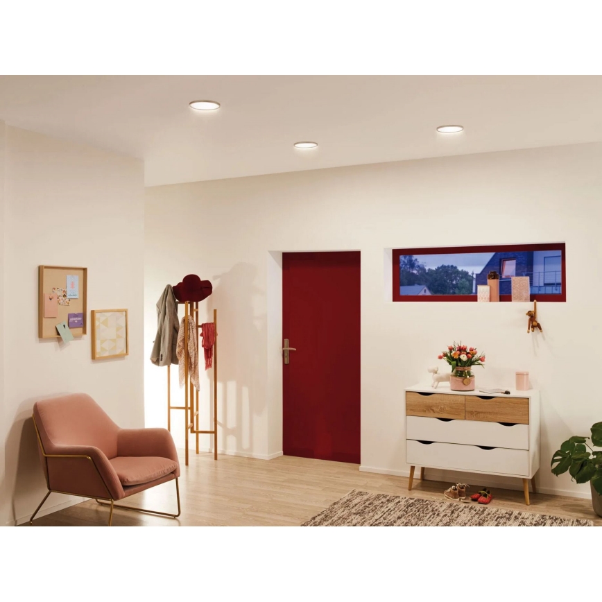 Paulmann 92946 - LED/11W IP23 Ugradna stropna svjetiljka za kupaonicu AREO 230V Ø 18 cm matirani krom
