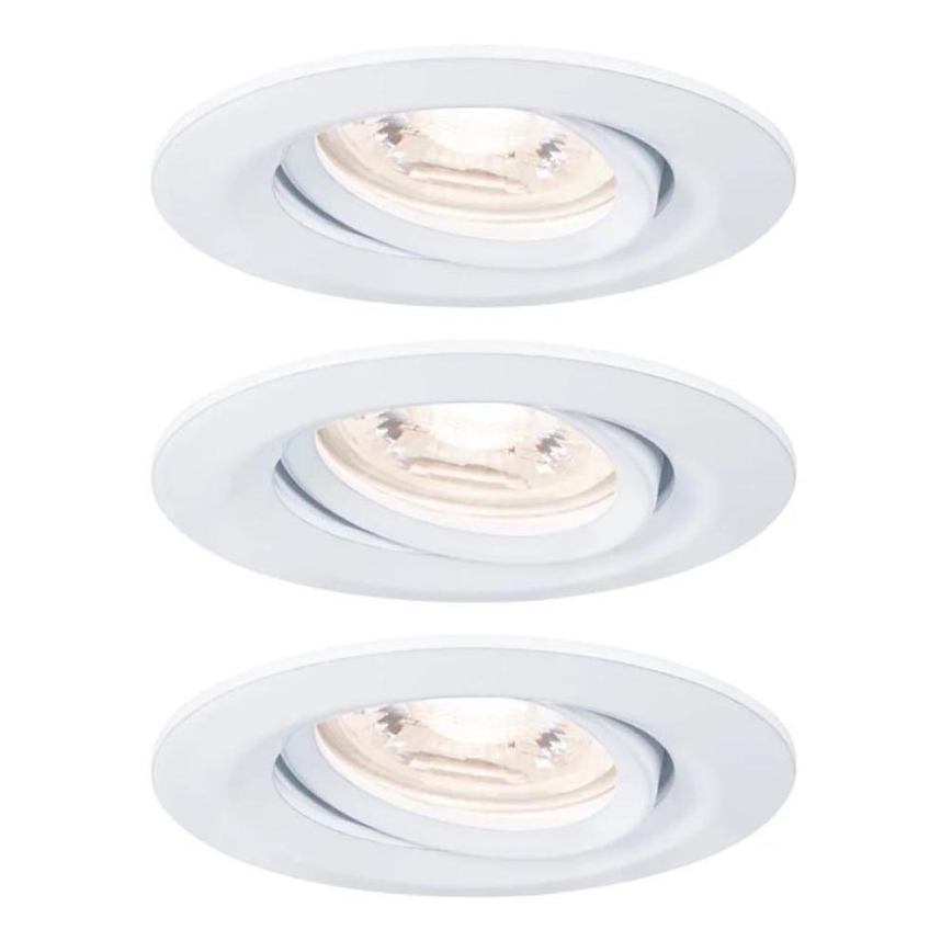 Paulmann 92971 - SET 3x LED/4,2W IP23 Prigušiva ugradbena svjetiljka za kupaonicu NOVA 230V