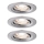 Paulmann 92973 - SET 3xLED/4,2W IP23 Prigušiva svjetiljka za kupaonicu COIN 230V