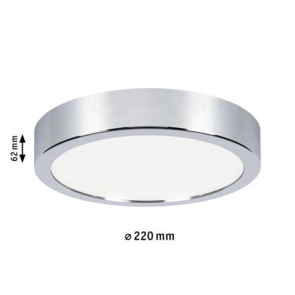 Paulmann 93018 - LED/13W IP44 Prigušivo kupaonsko stropno svjetlo AVIAR 230V