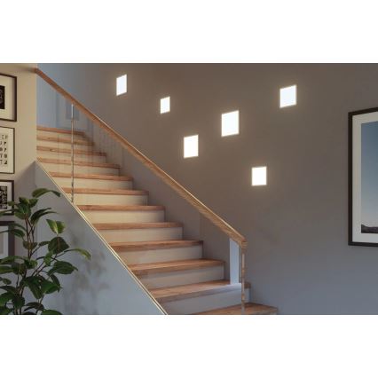 Paulmann 93059 - LED/13W IP44 s mogućnošću prigušivanja ugradno stropno svjetlo za kupaonicu AREO 230V 17,5x17,5 cm bijela