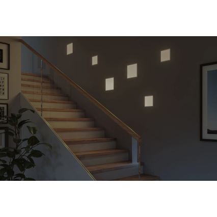 Paulmann 93059 - LED/13W IP44 s mogućnošću prigušivanja ugradno stropno svjetlo za kupaonicu AREO 230V 17,5x17,5 cm bijela