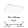 Paulmann 93059 - LED/13W IP44 s mogućnošću prigušivanja ugradno stropno svjetlo za kupaonicu AREO 230V 17,5x17,5 cm bijela
